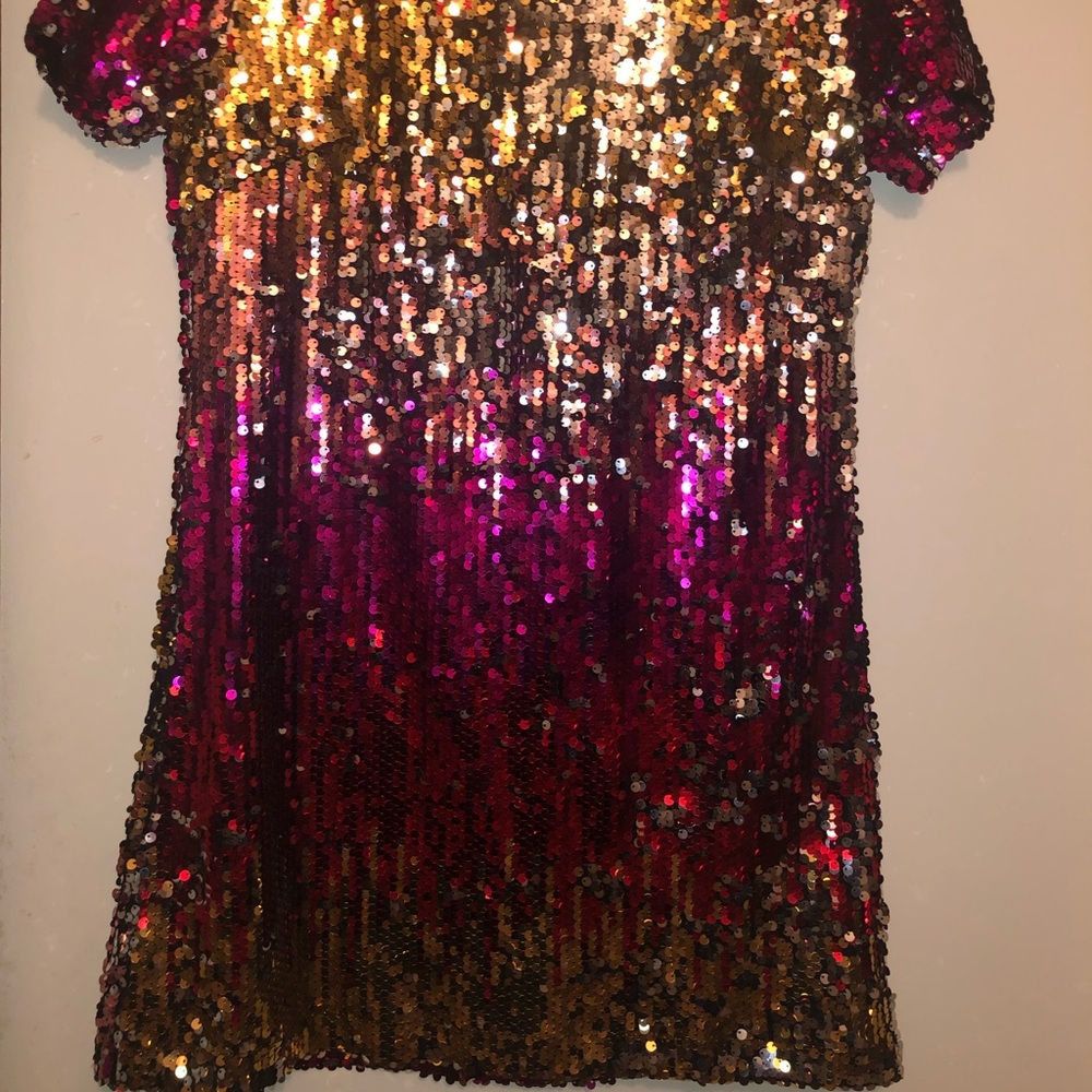 Multicolor Sequin Dress